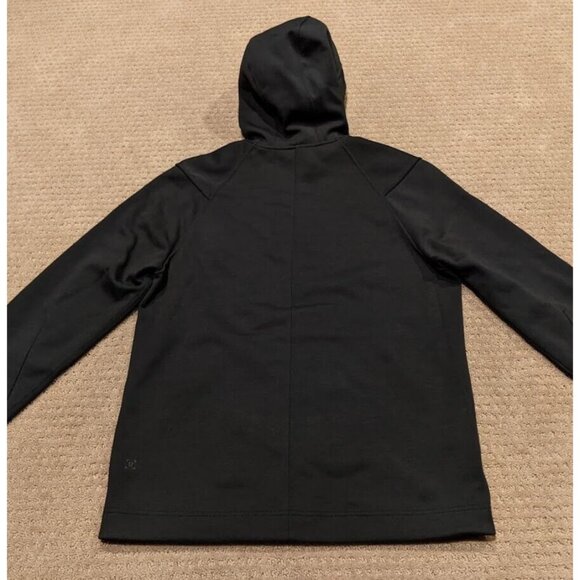 Lululemon Men's Medium Welter Weight Hoodie Black Full Zip Embroidered - Picture 6 of 9